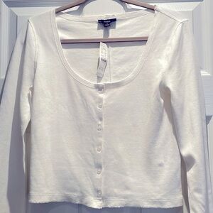 JCrew Small button blouse long sleeve